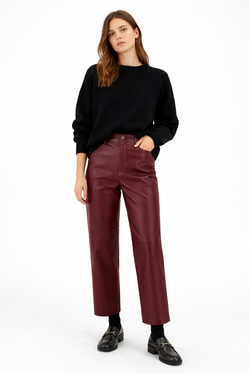 Antine high waist pants for woman