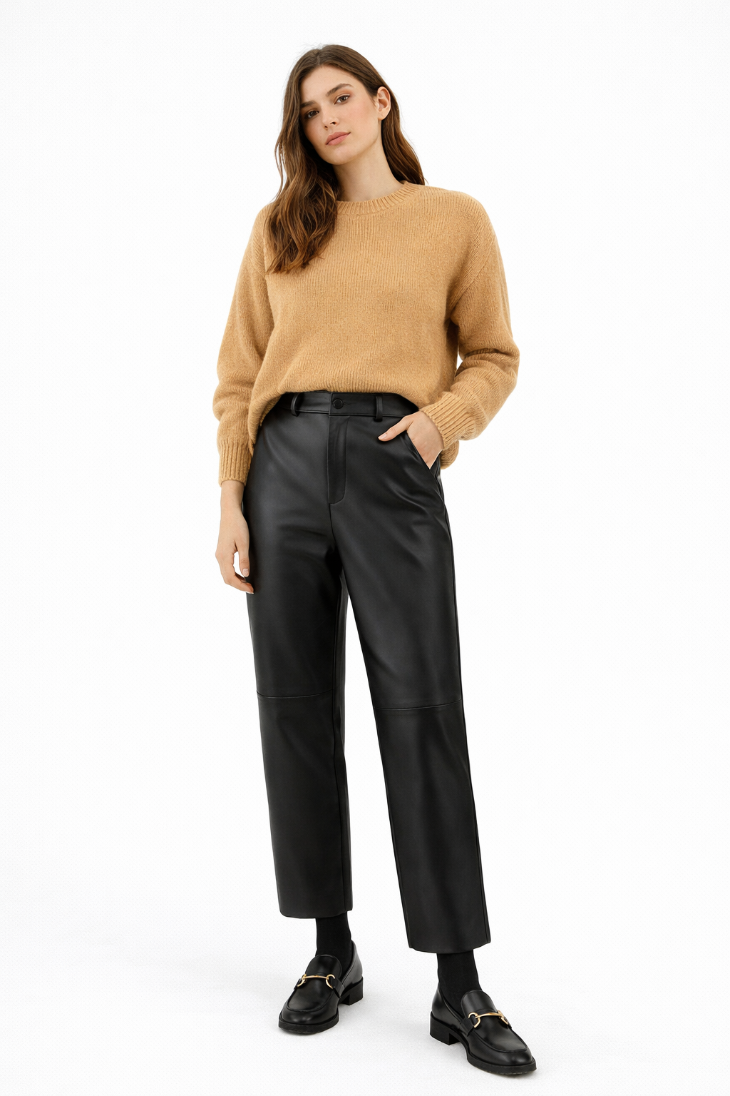 Antine high waist pants for woman