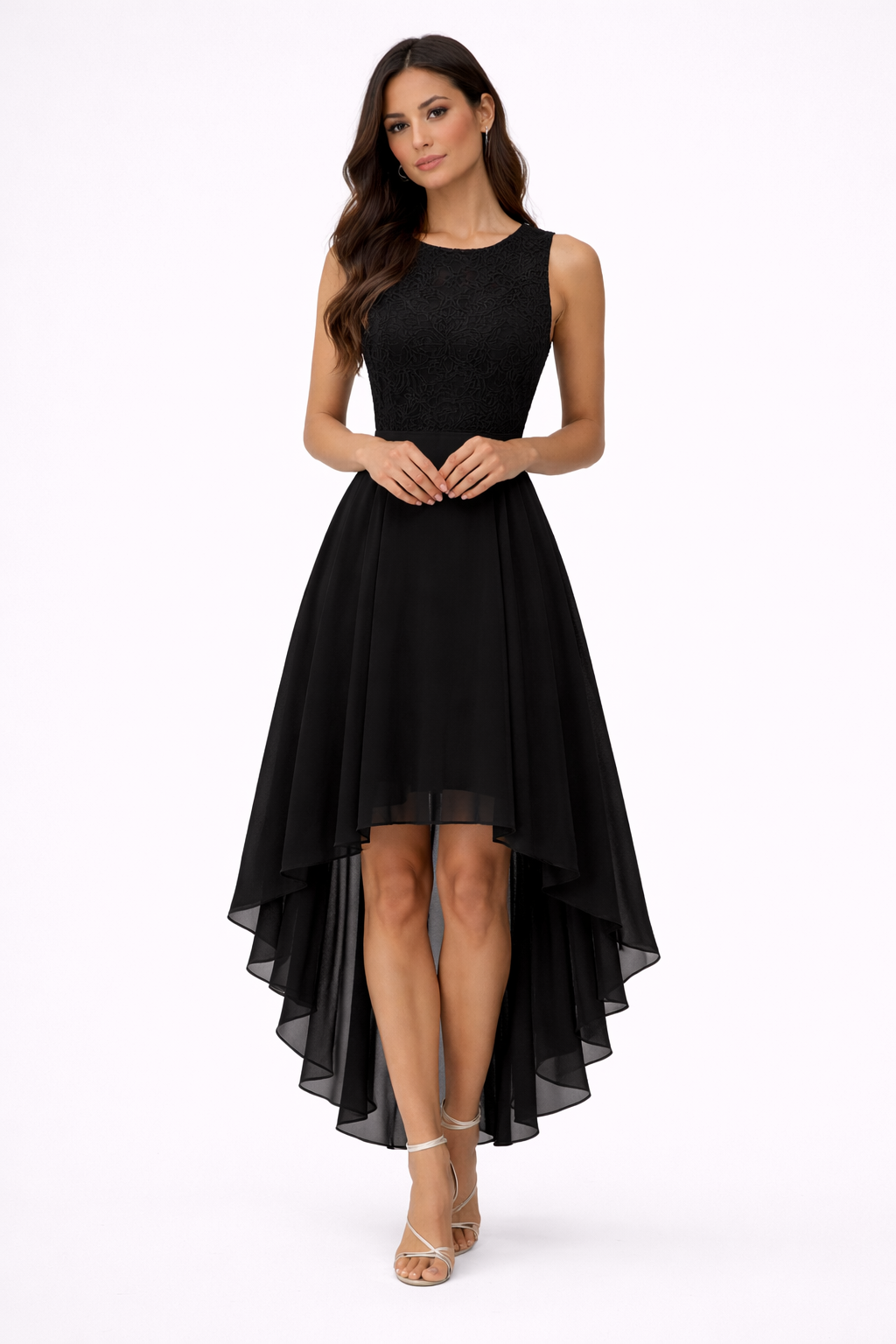 Lola Womens Wedding Guest High Low Dress