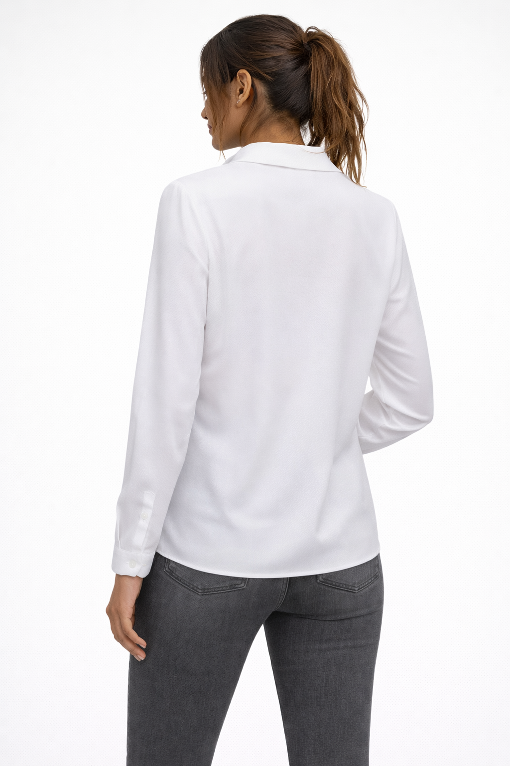 Maria Flattering Collared Blouse