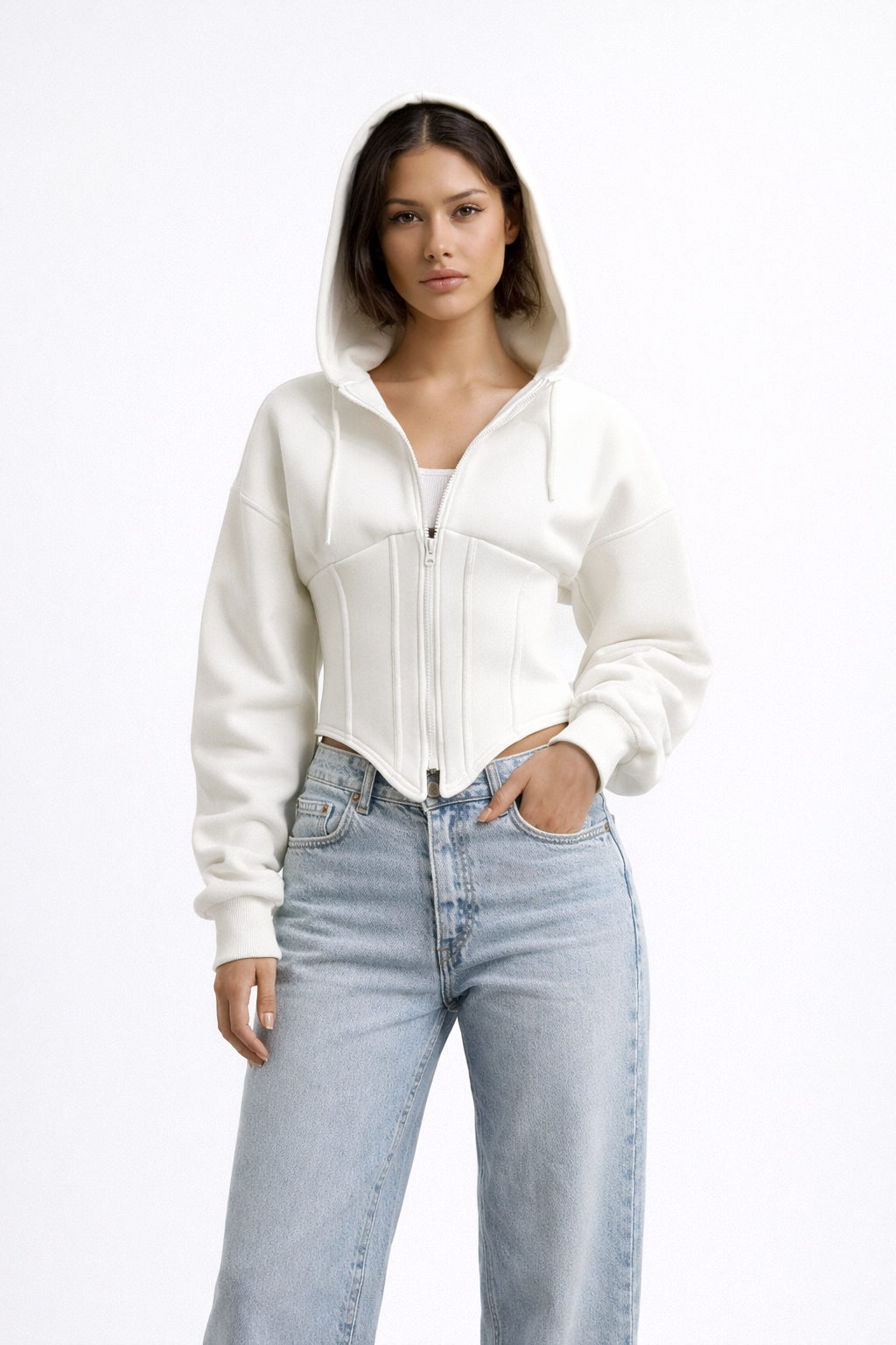 Meta Corset Hoodie