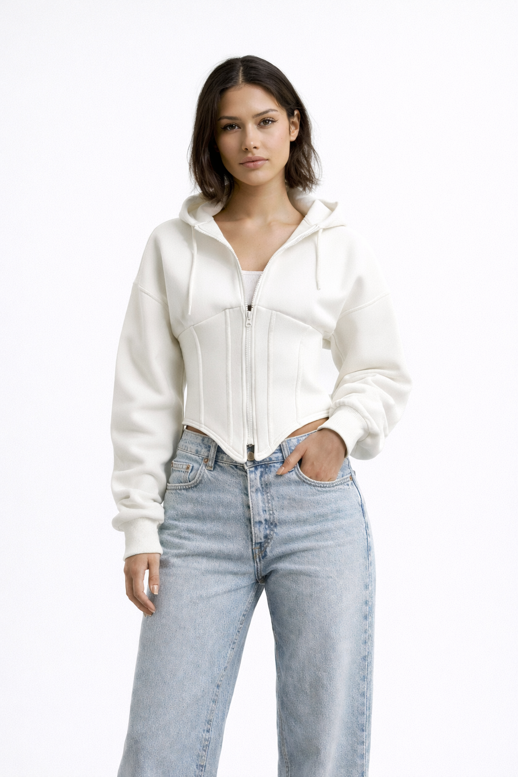 Meta Corset Hoodie