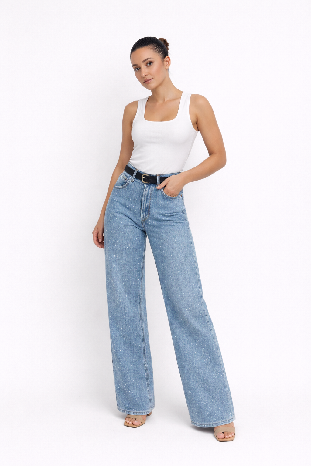 Rachel Womens High Waist Jeans