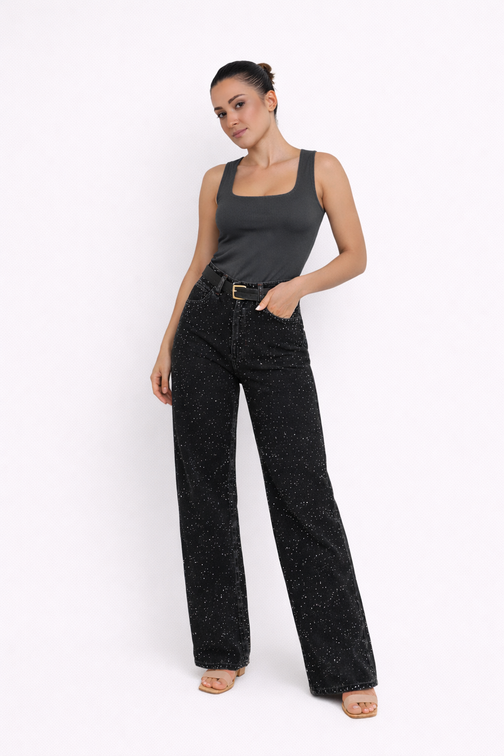 Rachel Womens High Waist Jeans