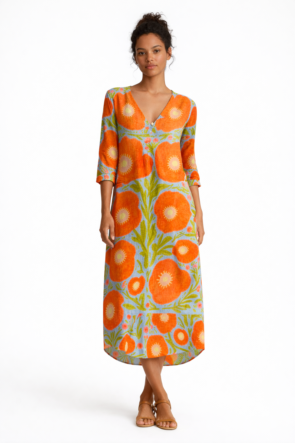 Sonia Breathable Retro-Fit Floral Summer Dress