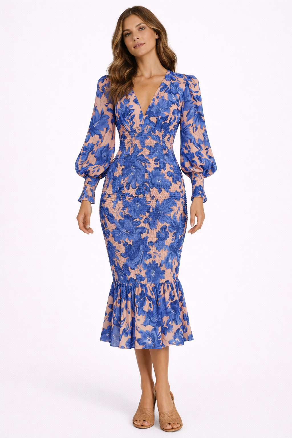 Wendy Floral Midi Dress