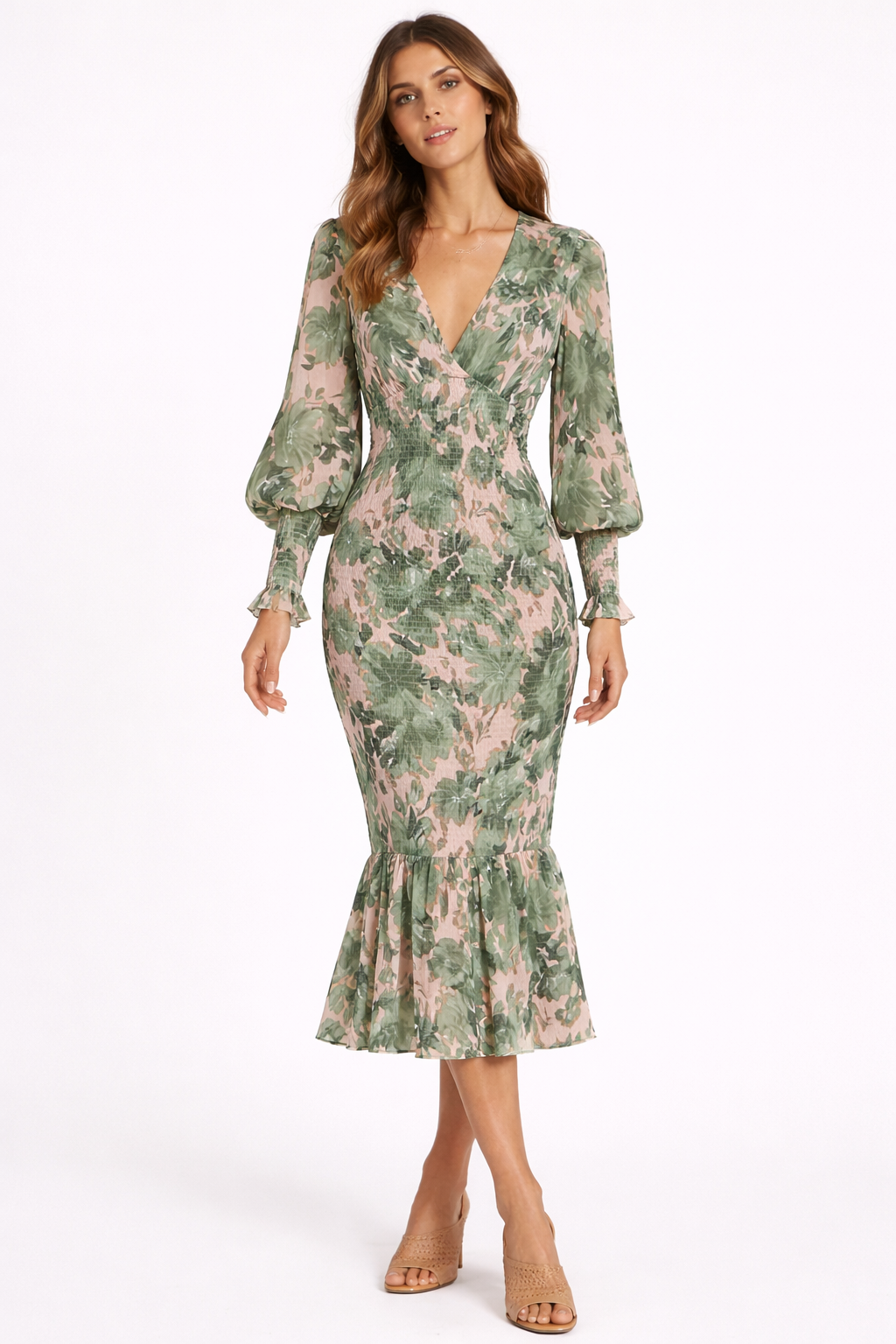 Wendy Floral Midi Dress
